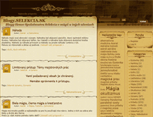 Tablet Screenshot of blogy.selekcia.sk